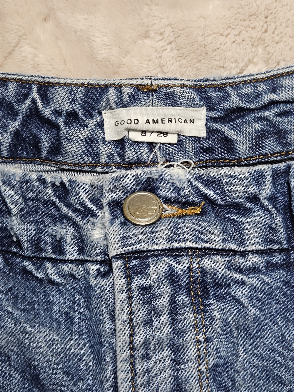 Good American Women's Light Blue Denim Jeans